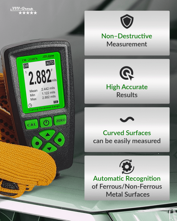 Digital Coating Thickness Gauge CM-208FN