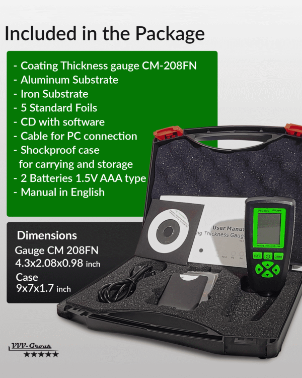 Digital Coating Thickness Gauge CM-208FN