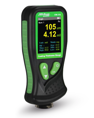 Paint thickness gauge CM-218 measuring car body coating thickness on vehicle panel